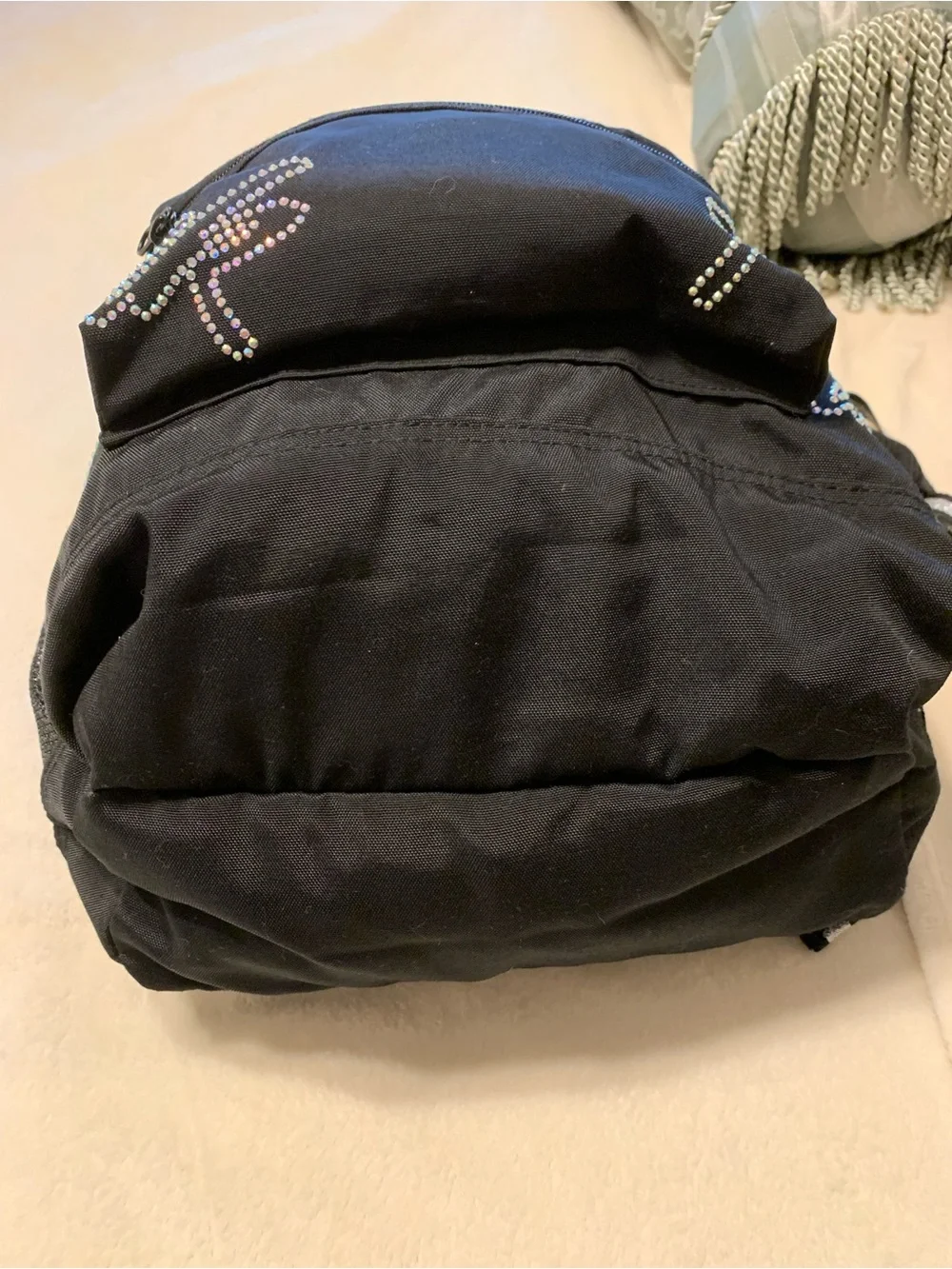 Victoria’s Secret PINK bling iridescent rhinestone campus backpack